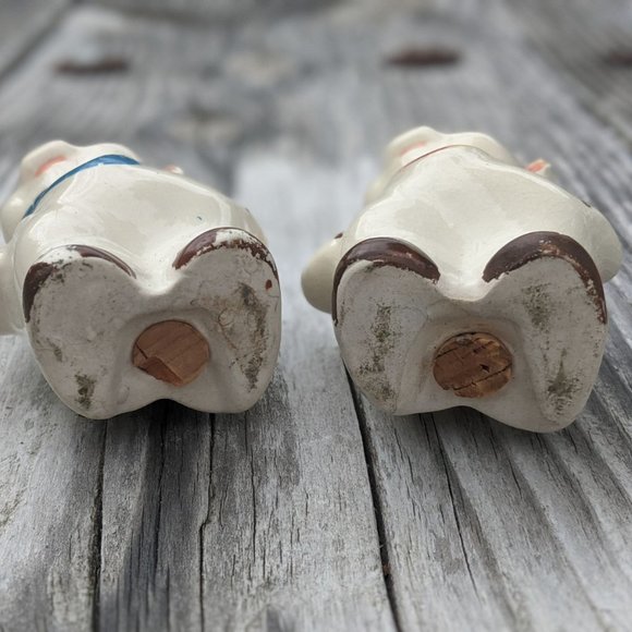 Novelty Salt and Pepper Shakers Set Vintage Pig - Picture 7 of 8